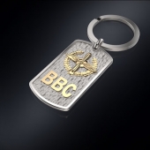 Серебряный брелок-жетон ВВС РОССИИ (серебро 925 пробы)